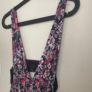 Kimchi Blue floral lace, cut out  tank top